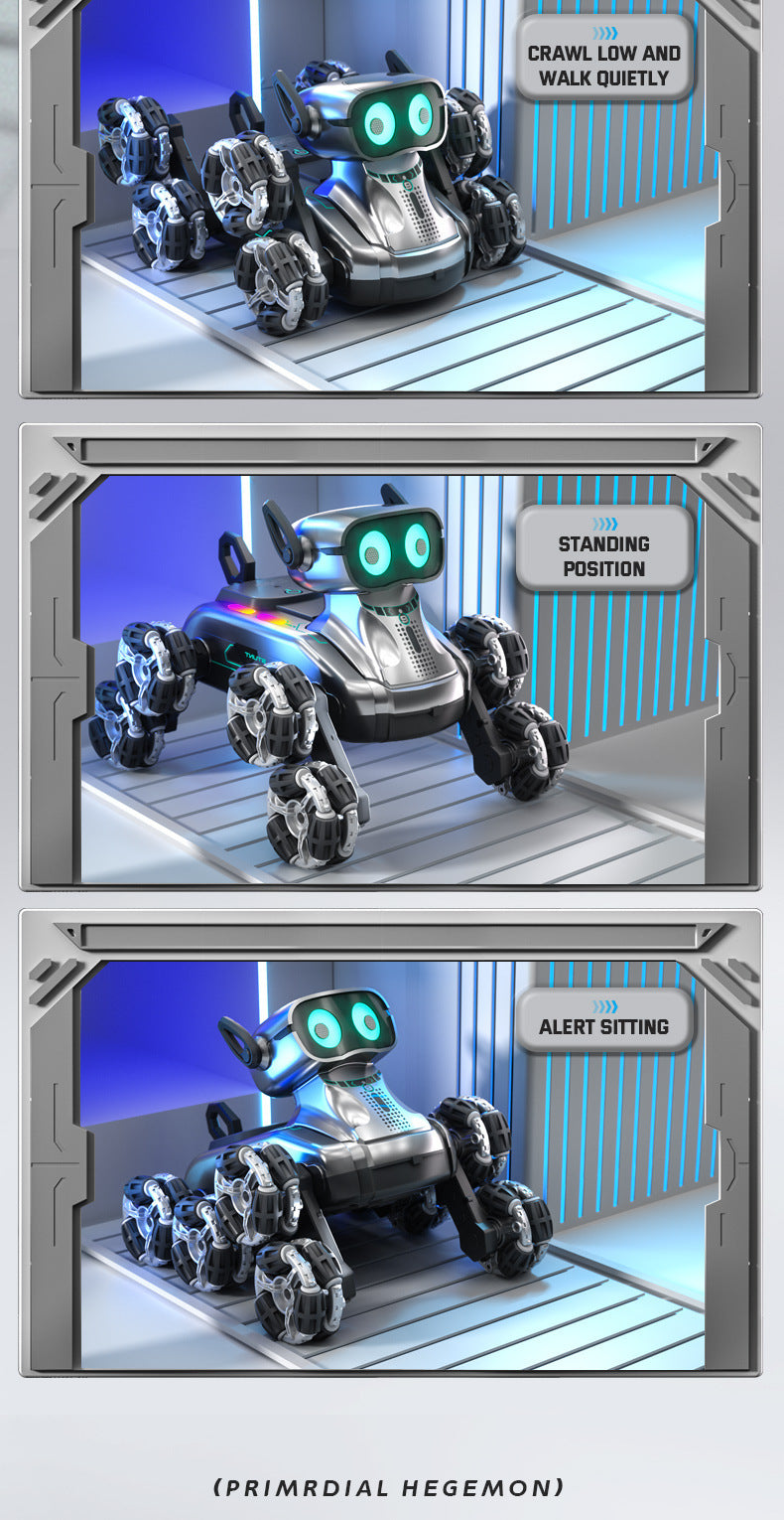 Interactive Robot Dog with Voice Recognition - Educational Smart Pet for Kids, STEM Learning Toy