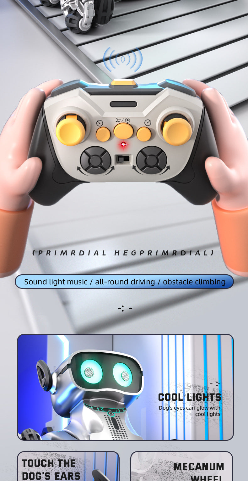 Interactive Robot Dog with Voice Recognition - Educational Smart Pet for Kids, STEM Learning Toy