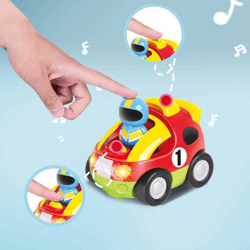 Rescue Squad RC Cartoon Cruiser | 2.4G Educational Remote Control Car with Lights & Sounds | Role Play Toy for Kids 3-8