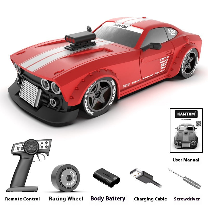 Pro 4WD Drift Racer | 25KM/H Competition RC Car with Gyro Stabilization | USB-C Rechargeable for Teens & Adults