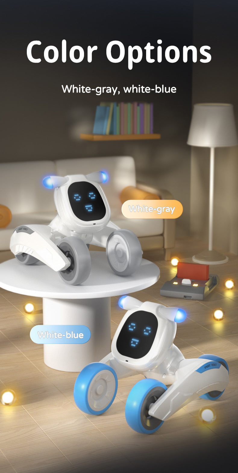 Interactive Robot Dog with Voice Recognition - Educational Smart Pet for Kids, STEM Learning Toy