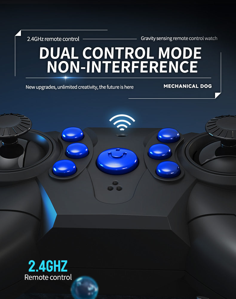 Robotic Dog with Water Capsule Game System - Camera,Remote Control Transforming Robot Dog - Gel Capsule Launcher, Gesture Control & 8-Wheel Stunts Ages 10+