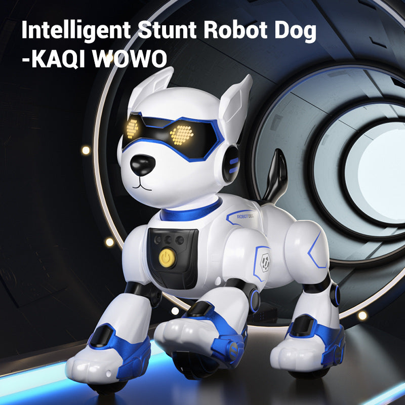 Programmable Robot Dog - Voice Interactive STEM Toy with Coding App for Kids Ages 6-12