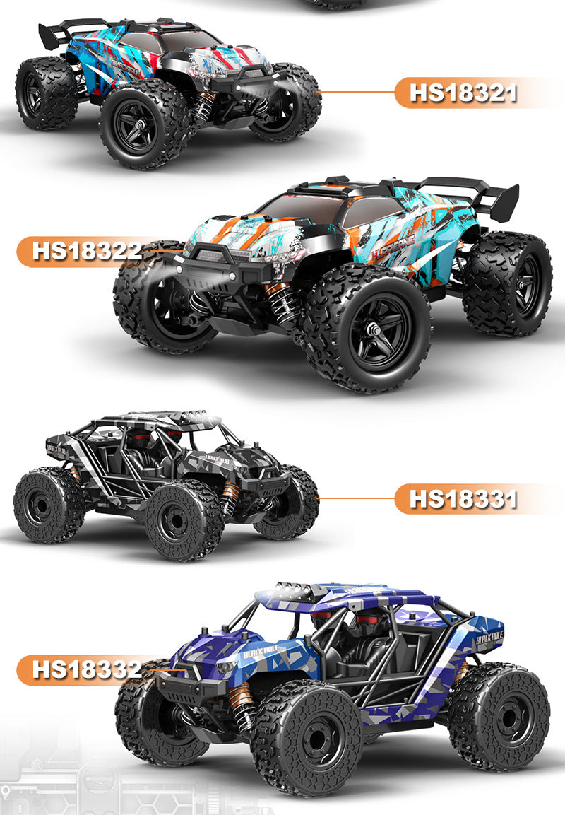1/18 Scale Brushless Off-Road RC Truck - 45KM/H 4WD Rock Crawler with Oil Shocks