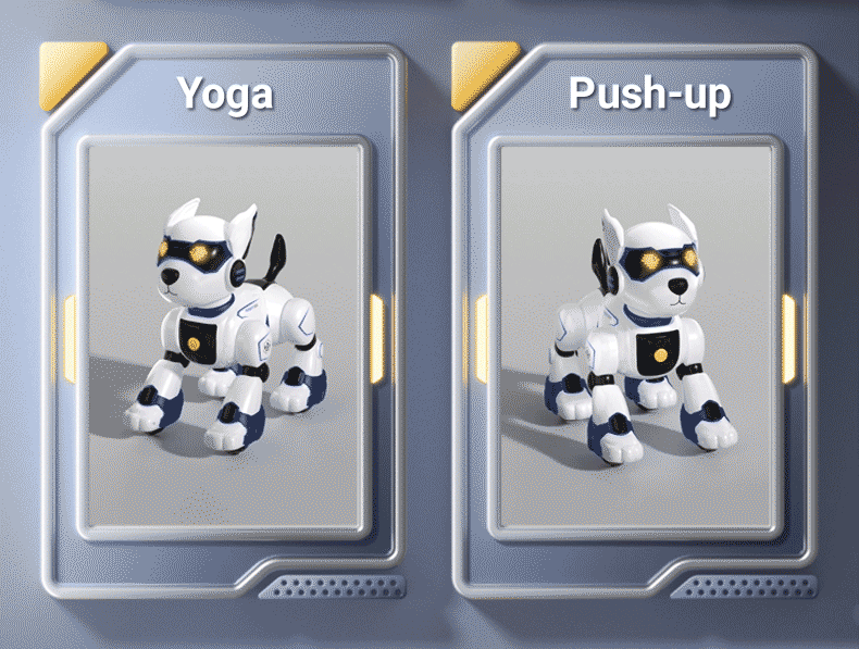 Programmable Robot Dog - Voice Interactive STEM Toy with Coding App for Kids Ages 6-12