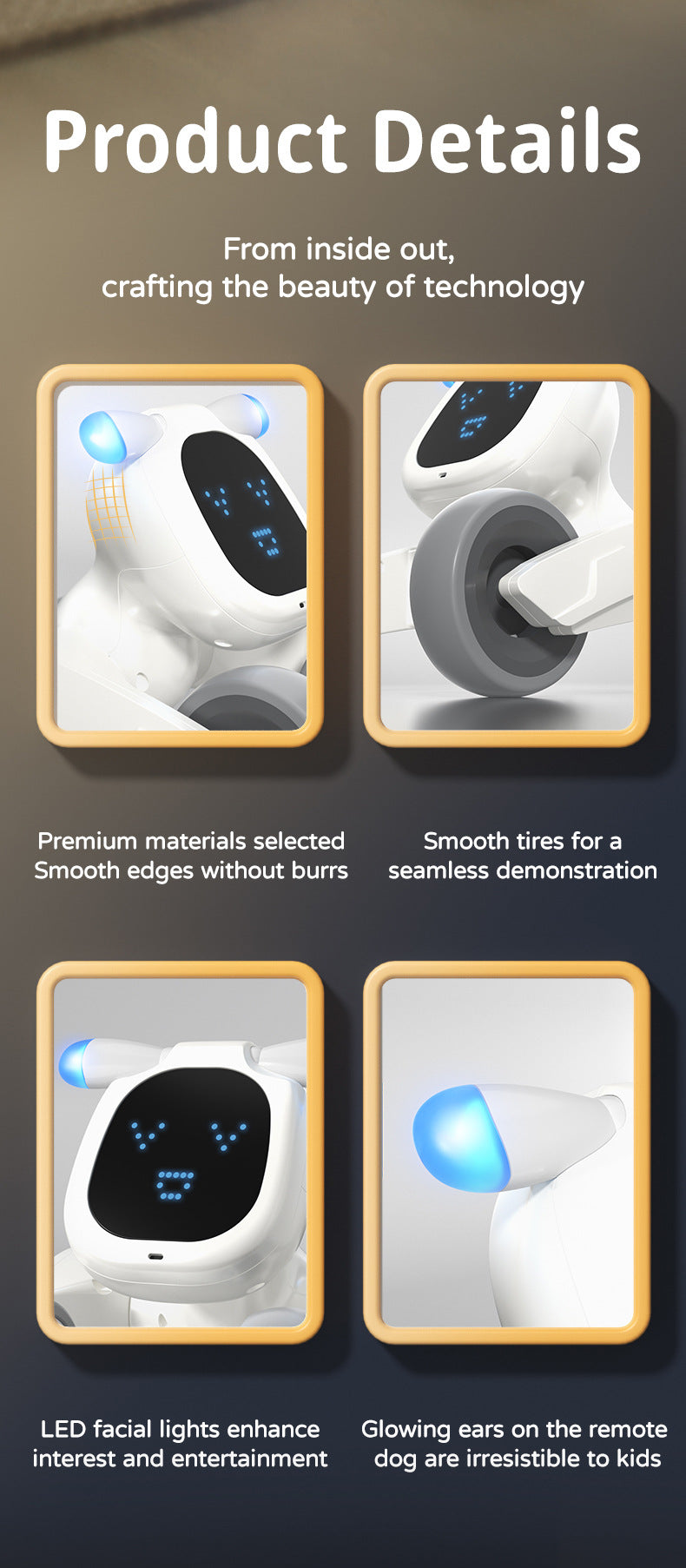 Interactive Robot Dog with Voice Recognition - Educational Smart Pet for Kids, STEM Learning Toy