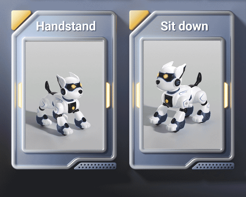 Programmable Robot Dog - Voice Interactive STEM Toy with Coding App for Kids Ages 6-12