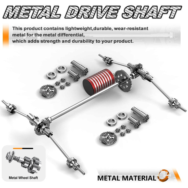 1/18 Scale Brushless Off-Road RC Truck - 45KM/H 4WD Rock Crawler with Oil Shocks