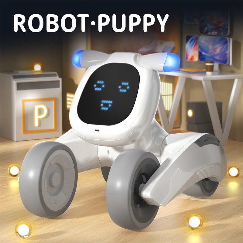 Interactive Robot Dog with Voice Recognition - Educational Smart Pet for Kids, STEM Learning Toy