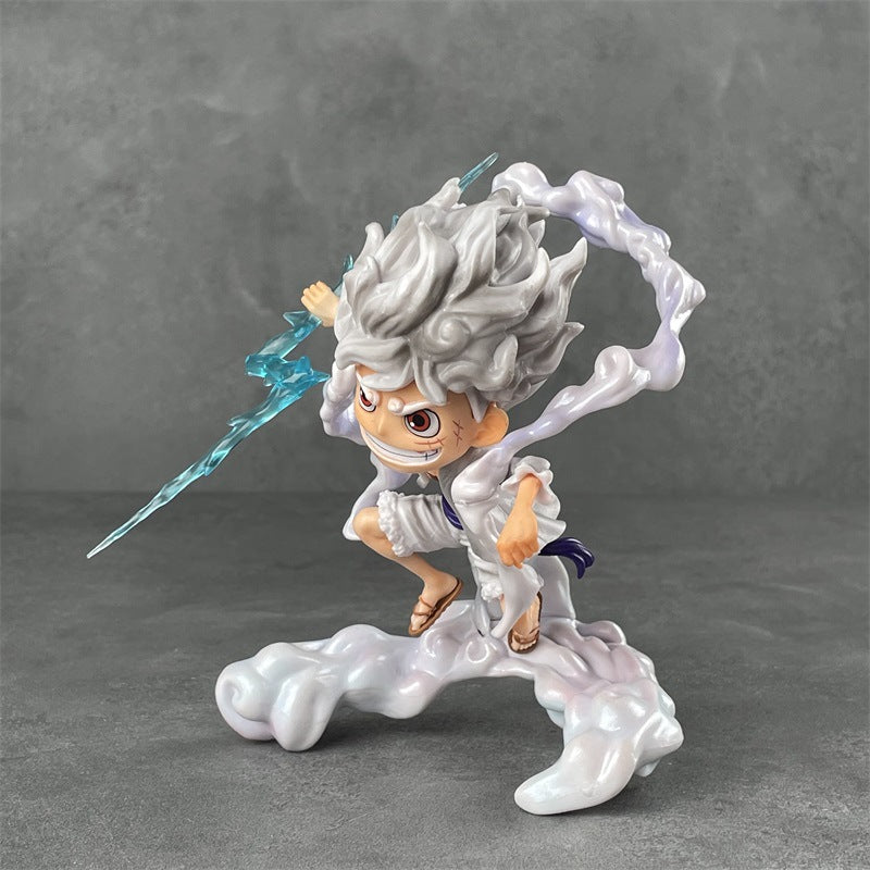 Sun Warrior SD Resin Figure - Energy Awakening Form w/ Stretch Effect & Floating Base