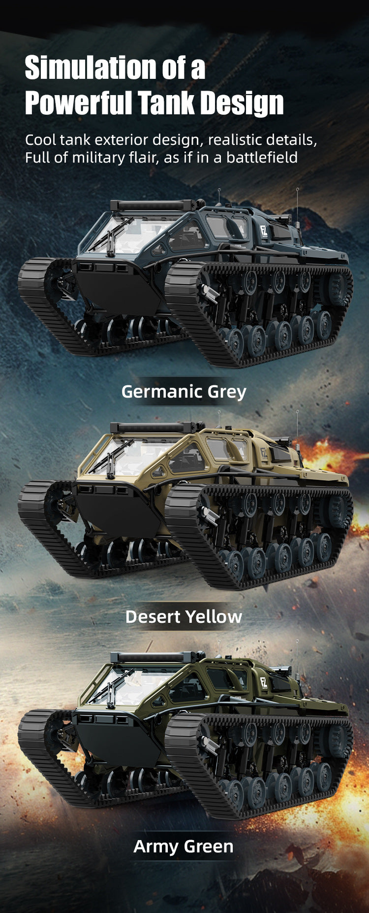 All-Terrain RC Crawler Car | 2.4G Remote Control Off-Road Toy for Kids | Waterproof 6x6 Adventure Vehicle