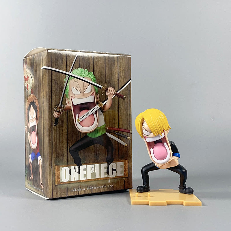 Voyager Trio Resin Statues - Captain, Swordsman & Chef Adventure Figures w/ Nautical Base