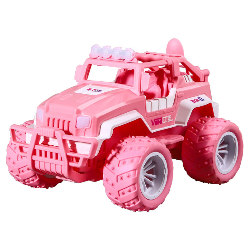 Sparkle Pink RC Crawler | 4WD Off-Road Car for Girls with Light-Up Wheels | Large Scale Remote Control Gift
