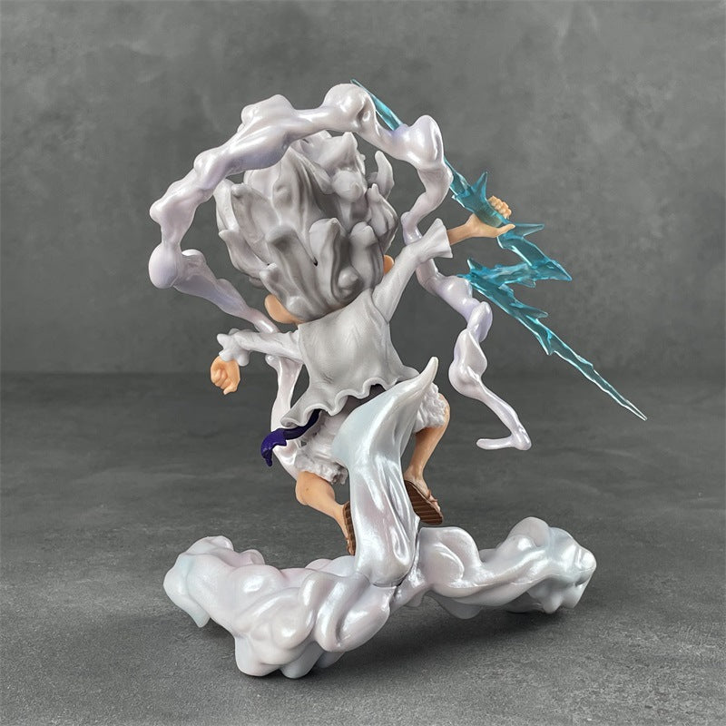 Sun Warrior SD Resin Figure - Energy Awakening Form w/ Stretch Effect & Floating Base