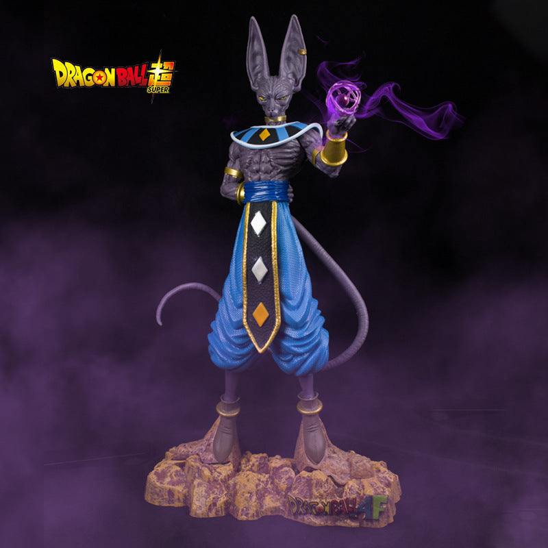 Cosmic Tribunal SD Set - Violet Judge & Celestial Attendant Battle Statues w/ Nebula Base