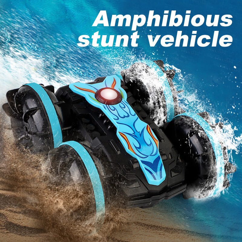 Amphibious Gesture RC Stunt Car | Zero-Flip Water & Land Toy with Hand Control | 360° Spin All-Terrain Vehicle