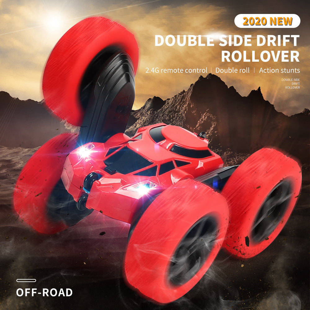 360° Stunt RC Car | 2-Sided Flip Remote Control Toy with LED Lights | High-Speed 4WD Racing for Kids