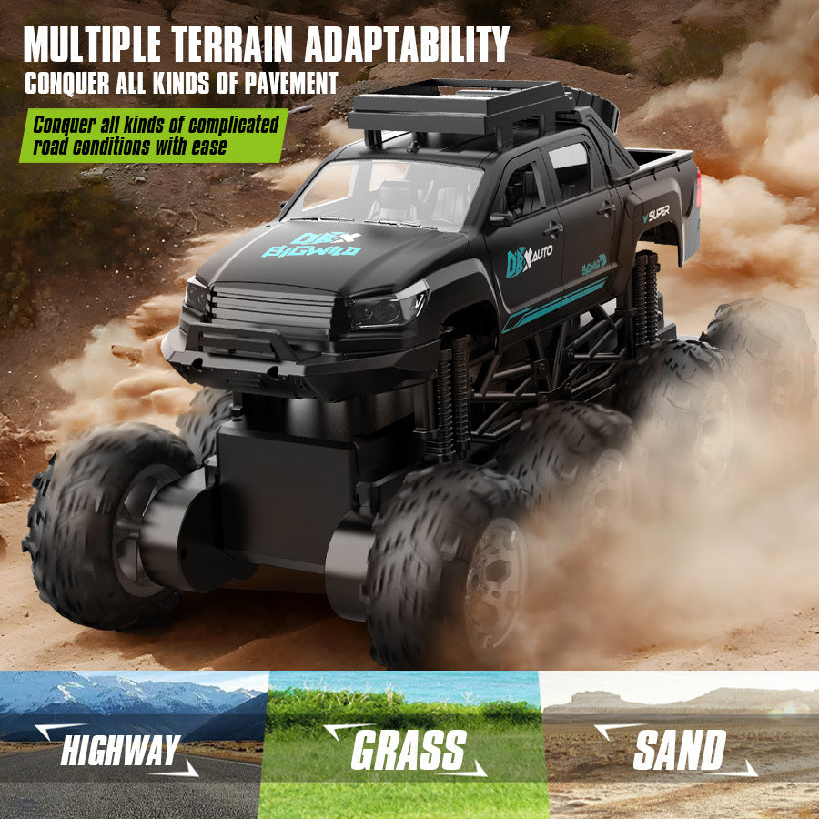 Pro Rock Crawler RC Car | 1:16 Scale Off-Road Model with 4WD Lock | All-Terrain Remote Control Toy for Adults & Kids