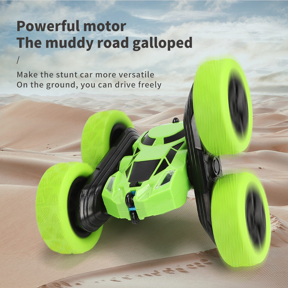 360° Stunt RC Car | 2-Sided Flip Remote Control Toy with LED Lights | High-Speed 4WD Racing for Kids