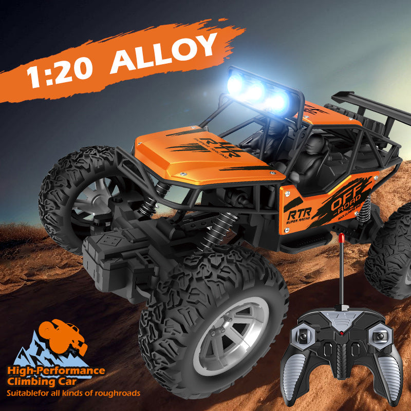 Alloy Pro Rock Crawler | 1:20 Scale RC Off-Roader with Metal Chassis | Realistic Climbing Toy for Kids & Collectors
