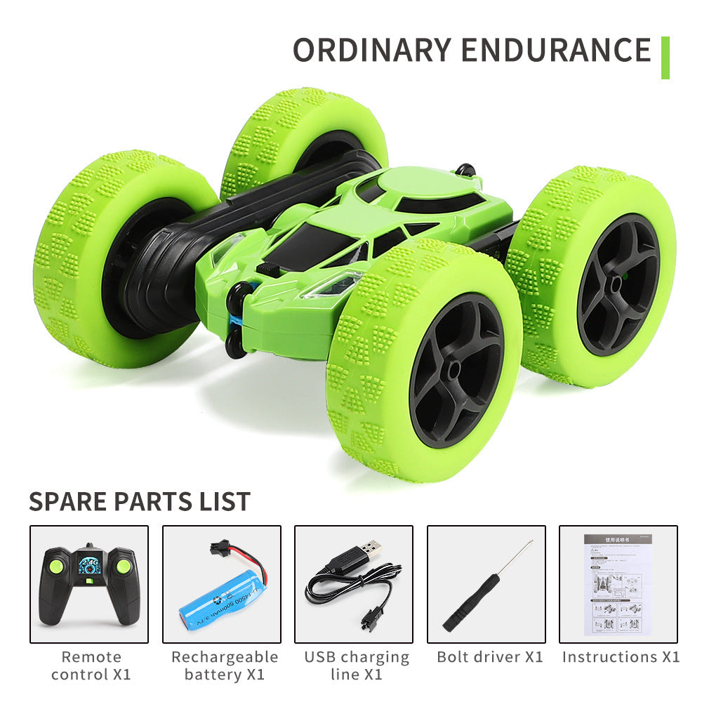 360° Stunt RC Car | 2-Sided Flip Remote Control Toy with LED Lights | High-Speed 4WD Racing for Kids