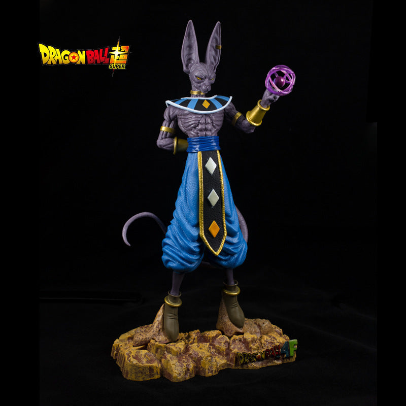 Cosmic Tribunal SD Set - Violet Judge & Celestial Attendant Battle Statues w/ Nebula Base