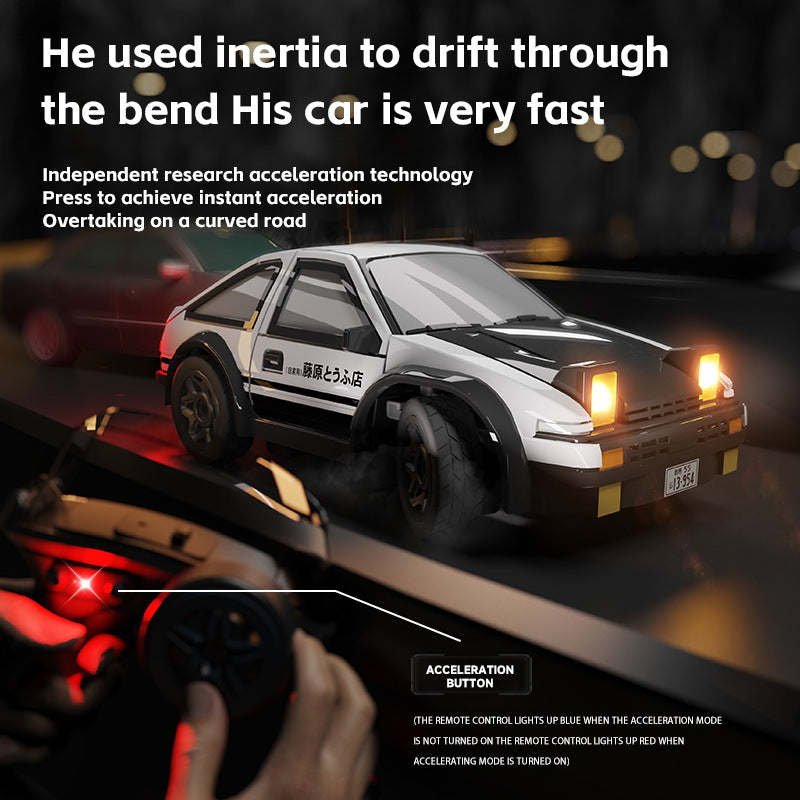 JDM-Style Micro Drifter | 1:64 Scale Desktop RC Car with Proportional Control | 2.4G 4WD Mini Racing Toy
