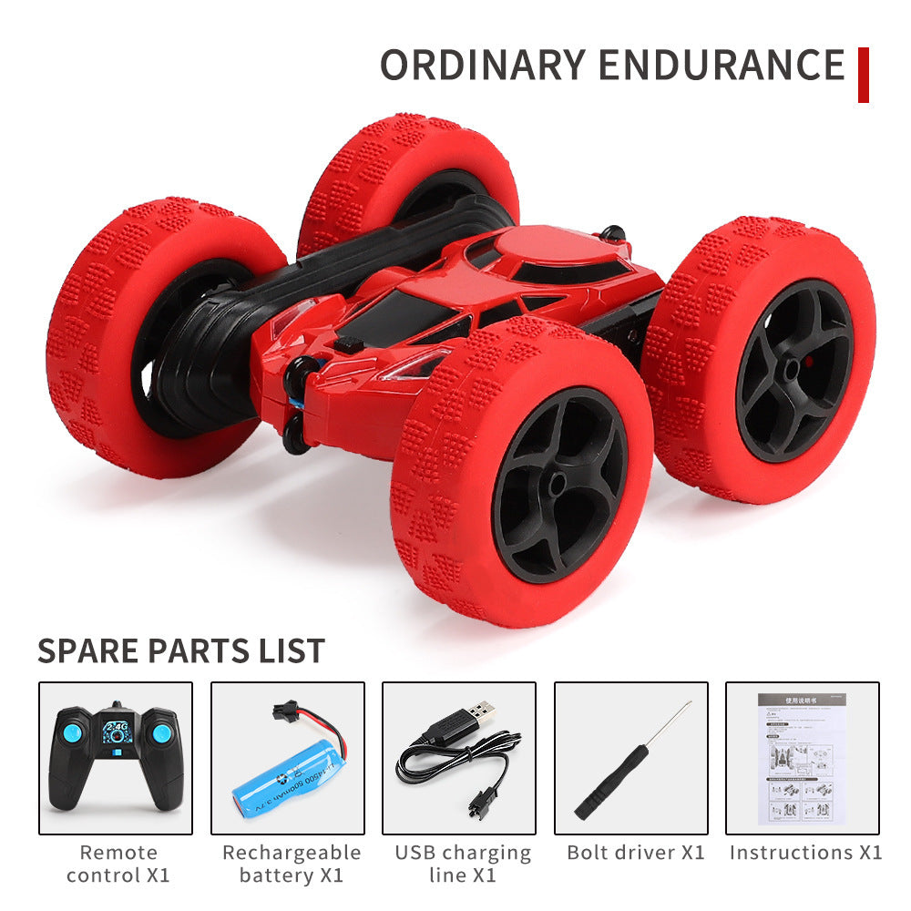 360° Stunt RC Car | 2-Sided Flip Remote Control Toy with LED Lights | High-Speed 4WD Racing for Kids