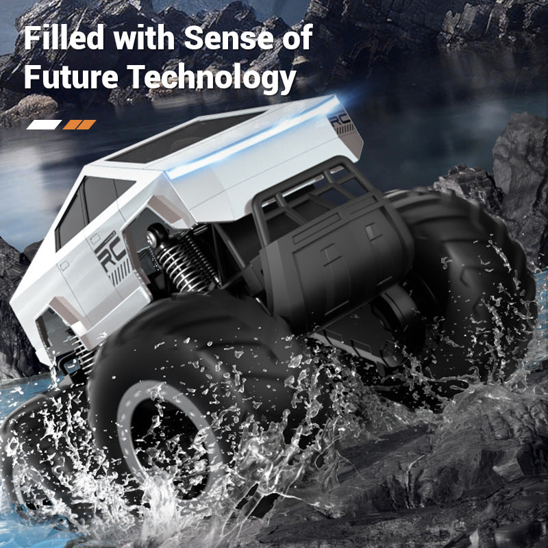 Aqua-Terrain 4x4 RC Explorer | Waterproof Amphibious Remote Car for Lakes & Trails | Kids & Teens Adventure Toy