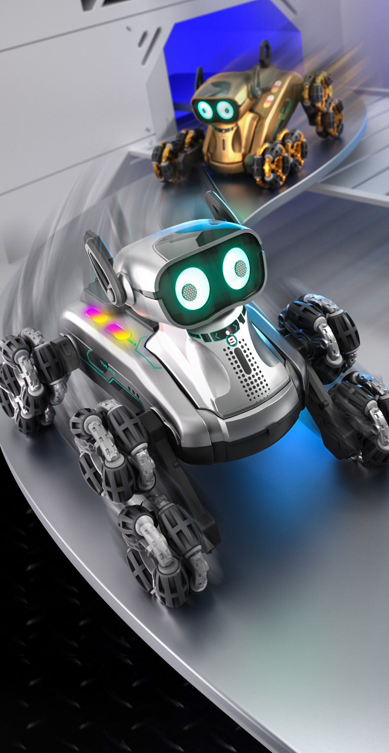 Interactive Robot Dog with Voice Recognition - Educational Smart Pet for Kids, STEM Learning Toy