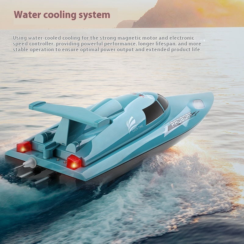 Ocean Explorer RC Cruiser | High-Efficiency Watercraft with Adventure Lights | Kids' Nautical Play & Learn Kit