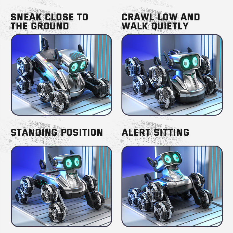 Interactive Robot Dog with Voice Recognition - Educational Smart Pet for Kids, STEM Learning Toy