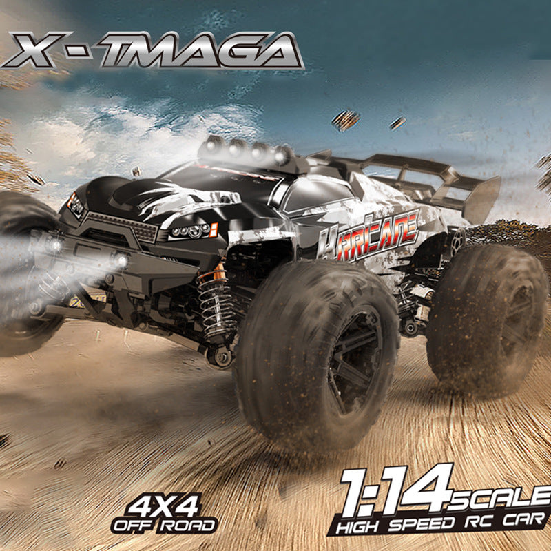 1/14 Scale Brushed Off-Road RC Car - 35KM/H 4WD All-Terrain Truck with 2.4G Proportional Control