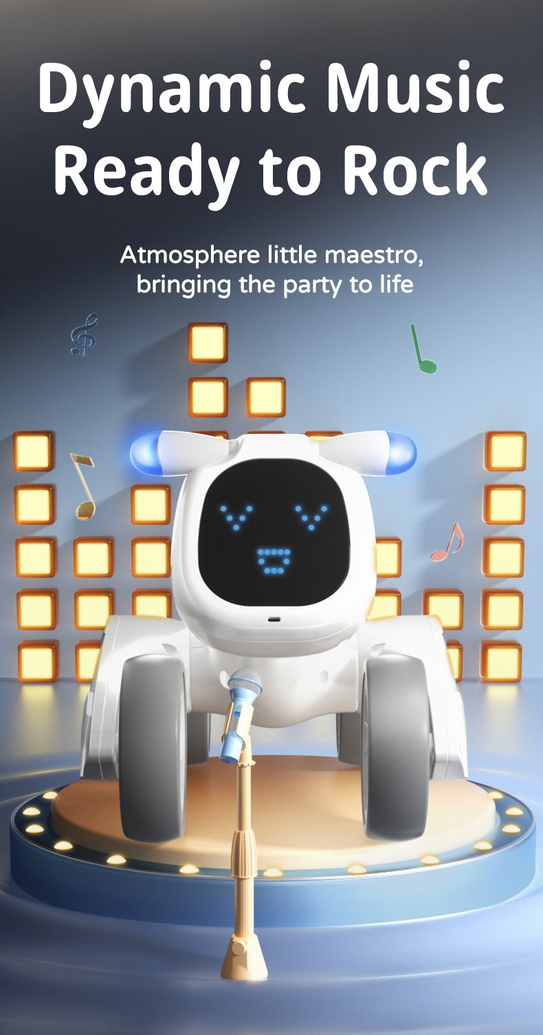 Interactive Robot Dog with Voice Recognition - Educational Smart Pet for Kids, STEM Learning Toy