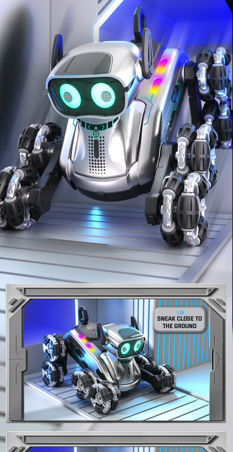 Interactive Robot Dog with Voice Recognition - Educational Smart Pet for Kids, STEM Learning Toy