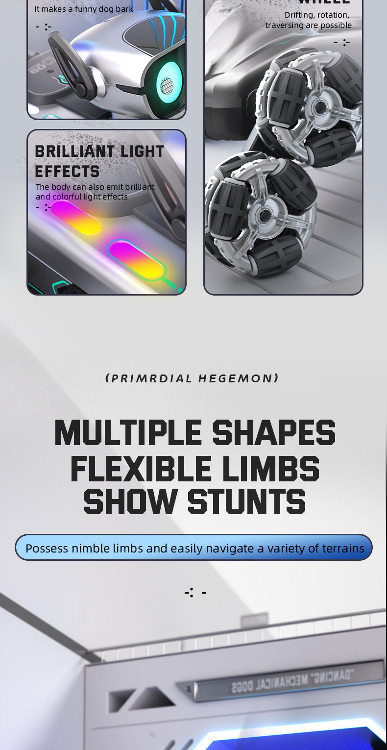 Interactive Robot Dog with Voice Recognition - Educational Smart Pet for Kids, STEM Learning Toy